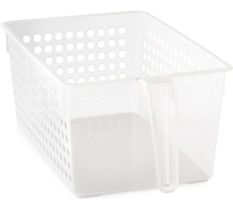 Корзина для хранения ЗПИ "Альтернатива" с ручкой (прозрачный) М8974