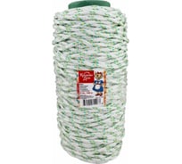 Плетеный полипропиленовый фал КОШКИН ДОМ ПП 16-прядный с сердечником 6 мм Бухта 100 м 50-17-006