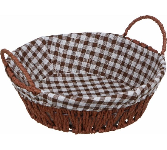 Плетеная корзинка VETTA Амелия 24x24x8 см 414-129