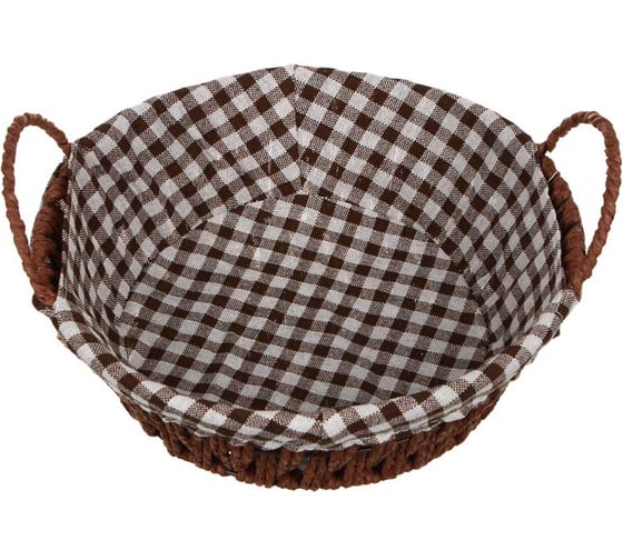Плетеная корзинка VETTA Амелия 24x24x8 см 414-129