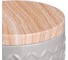 Круглая текстурная коробка с крышкой VETTA металл, 10x6 см 457-750 4