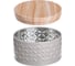Круглая текстурная коробка с крышкой VETTA металл, 10x6 см 457-750 6
