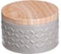 Круглая текстурная коробка с крышкой VETTA металл, 10x6 см 457-750 8