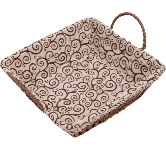 Плетеная корзинка VETTA Амелия 22x22x8 см 414-127