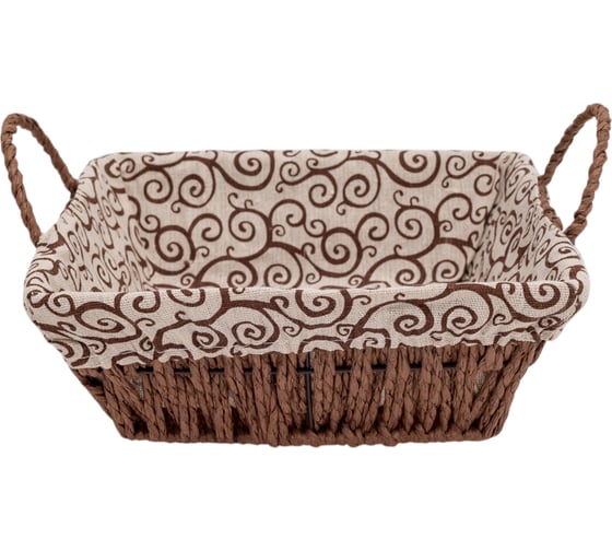 Плетеная корзинка VETTA Амелия 22x22x8 см 414-127