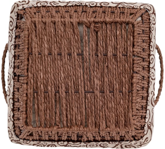 Плетеная корзинка VETTA Амелия 22x22x8 см 414-127