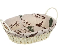 Плетеная корзинка VETTA Амелия 27x20x8 см 414-128