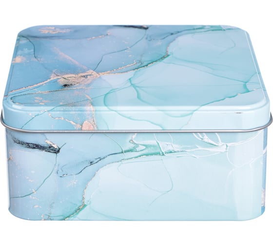 Коробка с крышкой VETTA металл, 15x15x7 см 457-747