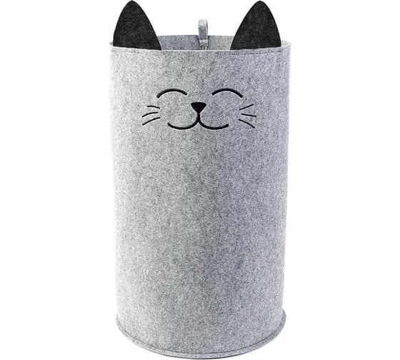 Органайзер для хранения Eva "Корзинка "FUNNY" Котик", 30x30x48 см, 29 л Я4722 1