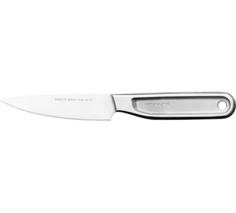 Нож для чистки овощей FISKARS 10 см, цельнометаллический, All Steel 1062887