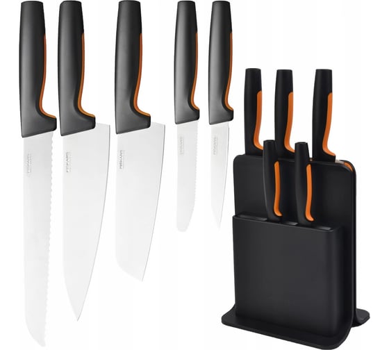 Набор ножей FISKARS 5 шт., пластиковый блок FF 1057554