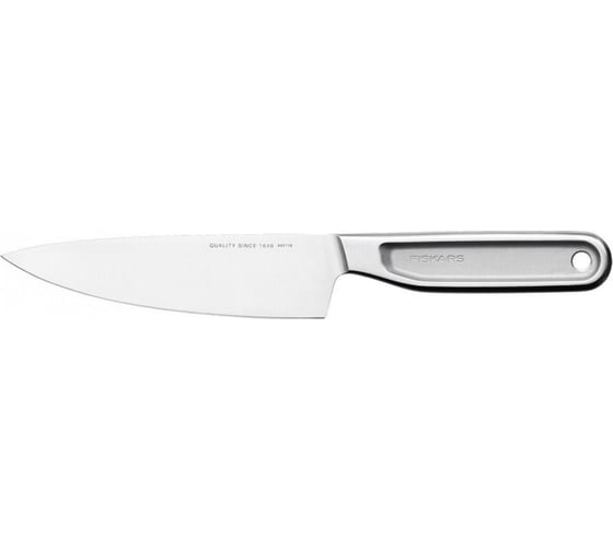 Нож поварской малый FISKARS 13,5 см, цельнометаллический, All Steel 1062886 1