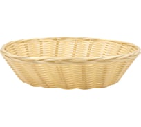 Корзина настольная HANDY HOME овальная Полиротанг, Д240 Ш200 В60, светло-бежевый Zong-01