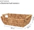 Корзина с ручками Natural House Золотистый колос Д390 Ш290 В130, песочный Shan-09 3