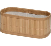 Корзина стеллажная Natural House Бамбук Д200 Ш100 В80, натуральный Shan-05