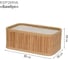Корзина стеллажная Natural House Бамбук Д250 Ш150 В100, натуральный Shan-04 3