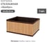 Корзина стеллажная Natural House Бамбук Д320 Ш250 В150, коричневый Shan-06 2
