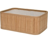 Корзина стеллажная Natural House Бамбук Д300 Ш200 В120, натуральный Shan-03