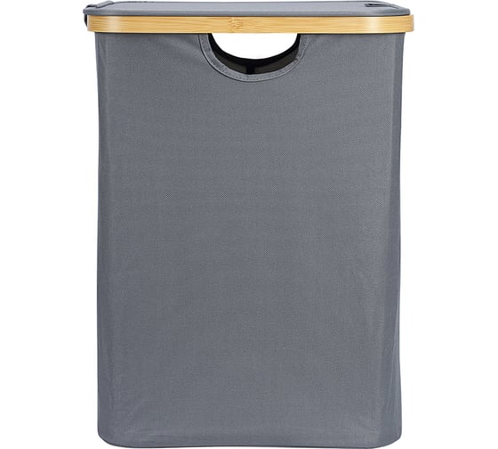 Корзина для белья Smart Solutions Neat Mid, 40x33x43 см, серая SS0000152