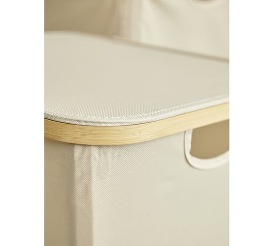 Корзина для белья Smart Solutions Neat Tall, 41x35x74 см, молочная SS0000148