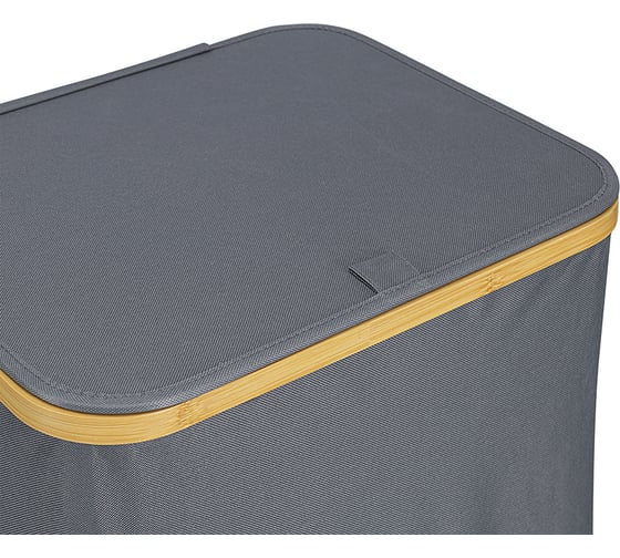 Корзина для белья Smart Solutions Neat Tall, 41x35x74 см, серая SS0000149