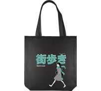 Сумка-шоппер для покупок Bruno Visconti Black Manga Anime.City 34x36 см, 16-004-02/33 1883326