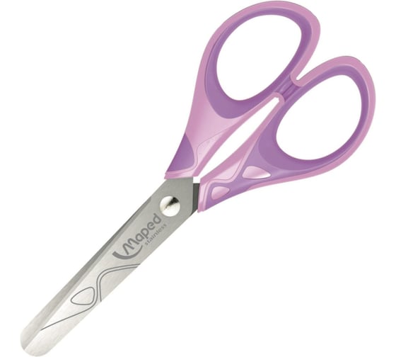 Ножницы Maped ESSENTIALS SOFT PASTEL 130 мм, прорезиненые симметричные ручки, ассорти, 464411 1360468 1