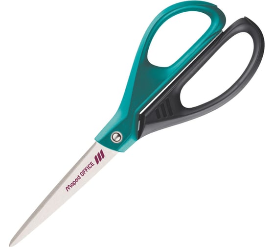 Ножницы Maped Essentials Green Deco, 210 мм, пластиковые симметричные ручки, ассорти, 468101 1836571