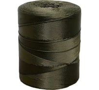 Нить полиамидная крученая капроновая для вязания сетей truEnergy 187x1x2, хаки, бобина 800 г 12002