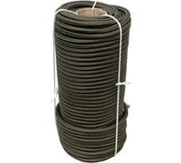 Шнур полиамидный плетеный truEnergy с сердечником, 6 мм, хаки, бобина 50 м 12486