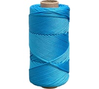 Шнур полиэфирный вязаный truEnergy без сердечника, 1,5 мм, голубой, бобина 100 м 12839