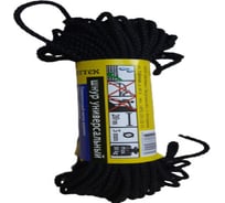 Шнур Осттекс 3 мм с сердечником 20 м черный шсс3-20ч