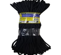 Шнур Осттекс 7 мм с сердечником 50 м черный шсс7-50ч