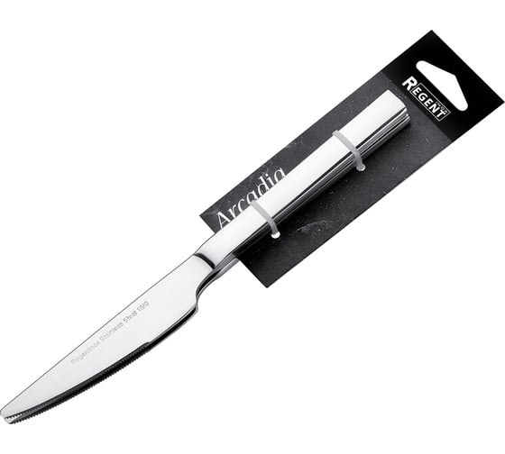 Нож столовый 2пр. на подвесе 18/0 (толщ.7 мм) Linea Arcadia Regent inox 93-CU-AD-01.2