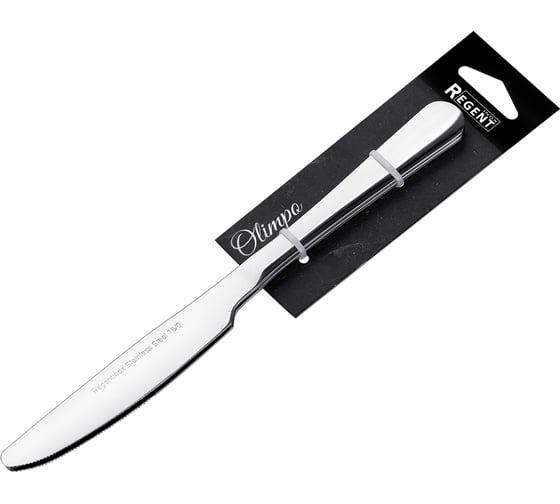 Нож столовый 2пр. на подвесе 18/0 (толщ.4 мм) Linea Olimpo Regent inox 93-CU-OL-01.2