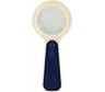 Просмотровая лупа STAFF Manager, с подсветкой, диаметр 50 мм, увеличение 5, сине-бежевый, 454125