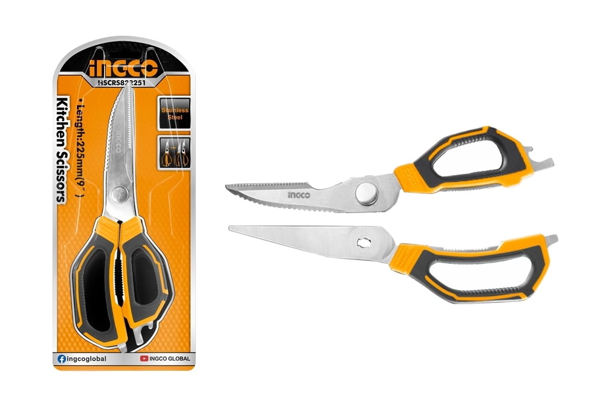  ножницы INGCO 225 мм HSCRS822251 - выгодная цена, отзывы .