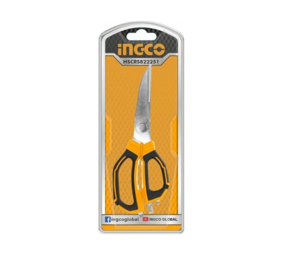 Кухонные ножницы INGCO 225 мм HSCRS822251