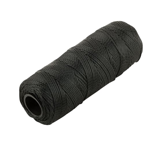 Крученая нить на бобине FIT 1.1 мм х 100 м, 680 текс, черная 68323