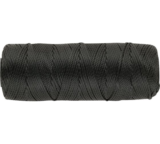 Крученая нить на бобине FIT 1.1 мм х 100 м, 680 текс, черная 68323