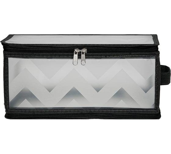 Короб складной на молнии HANDY HOME Зигзаг, Д300 Ш150 В150, серый ESH23 S