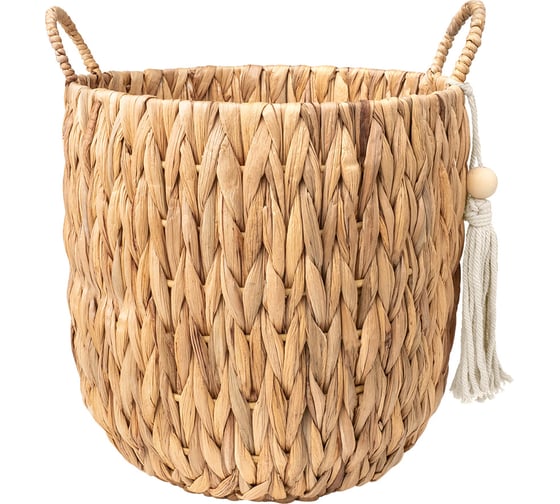 Корзина для хранения с ручками Natural House Бали, Д300 Ш300 В300, натуральный Sun-06 M 1