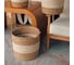 Корзина для хранения с ручками "Ява" Natural House, Д330 Ш330 В300, натуральный, белый Sun-10 M 4