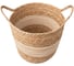 Корзина для хранения с ручками "Ява" Natural House, Д380 Ш380 В340, натуральный, белый Sun-10 L 2