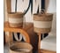 Корзина для хранения с ручками "Ява" Natural House, Д380 Ш380 В340, натуральный, белый Sun-10 L 6