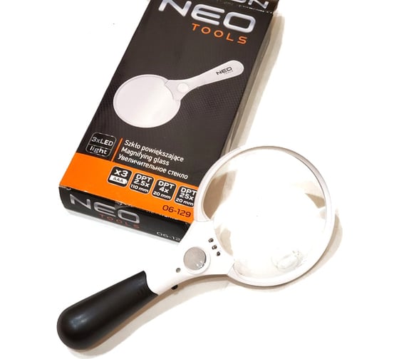 Увеличительное стекло NEO Tools 06-129