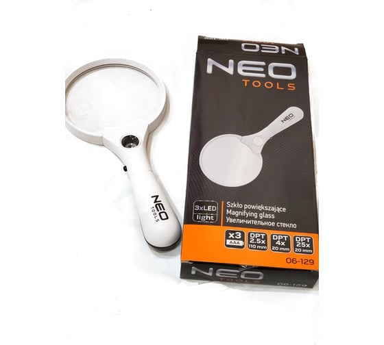 Увеличительное стекло NEO Tools 06-129