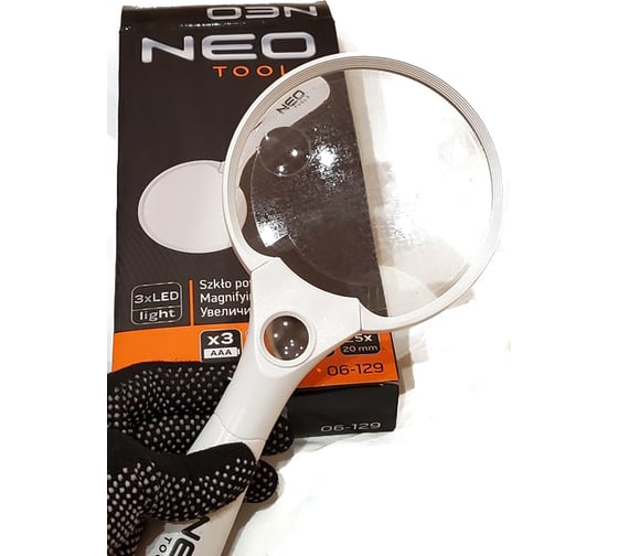 Увеличительное стекло NEO Tools 06-129
