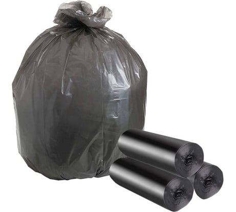 Мешки для мусора (60 шт/3 ролика по 20 шт; 35 л; 50х60 см; размер M) HOMSU HOM-1281