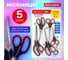 Ножницы SOFT GRIP BRAUBERG НАБОР 5 шт (140, 170, 190, 220, 240 мм) эргономичные, ВЫГОДНАЯ УПАКОВКА, 238410 2